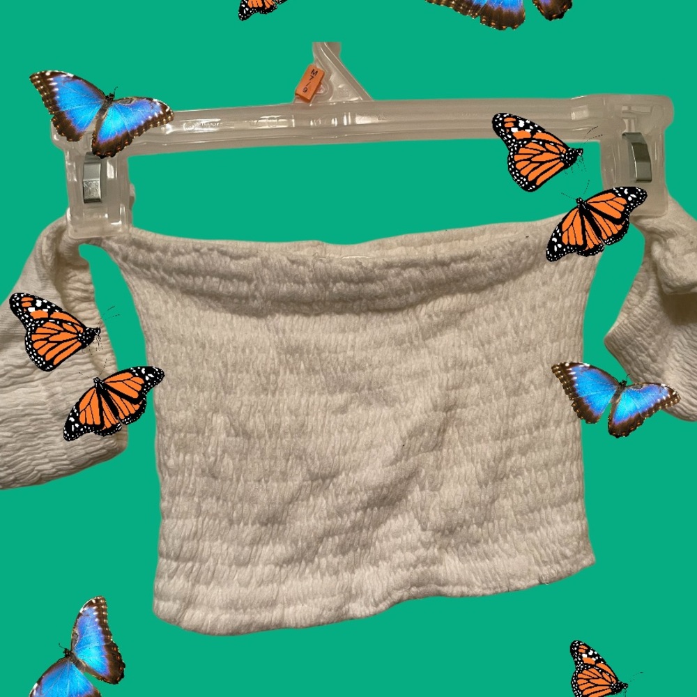 White Stretchy Bralette